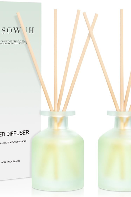 Reed Diffuser - Clean Linen 3.38Oz (100Ml)*1 Pack Essential Oil Reed Diffuser Se