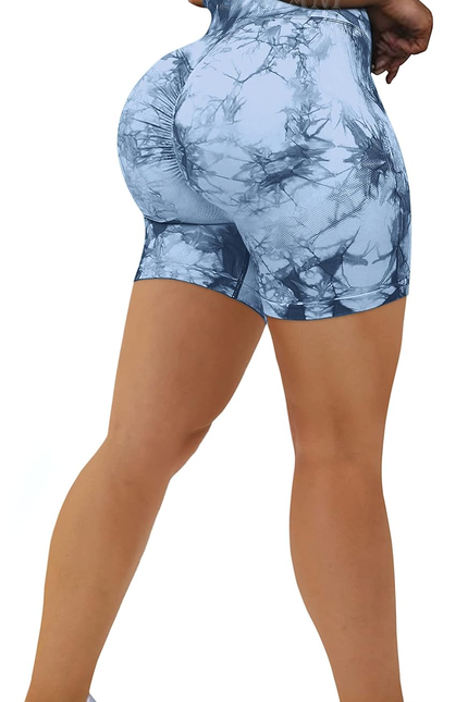 Scrunch Butt Lifting Seamless Shorts for Women High Waist Tummy Control Workout 