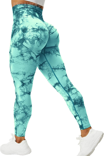 VOYJOY Seamless Leggings for Women High Waist Yoga Pants Scrunch Butt Lifting El