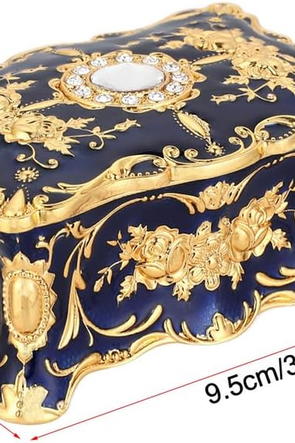 European Retro Jewelry Box Metal Jewelry Storage Box Creative Jewelry Box Jewelr