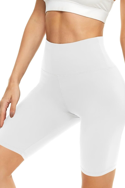 5” Biker Shorts for Women - High Waist Tummy Control Stretch Spandex Workout Yog