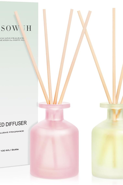 Reed Diffuser - Clean Linen 3.38Oz (100Ml)*1 Pack Essential Oil Reed Diffuser Se