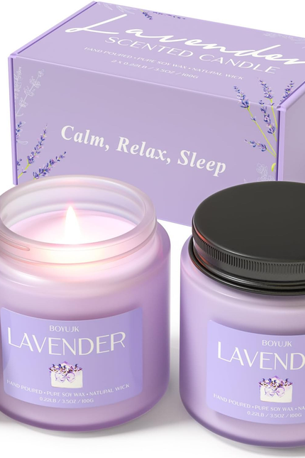 Scented Candles,  Candles for Home Scented, Candle Set for Stress Relief and Pro
