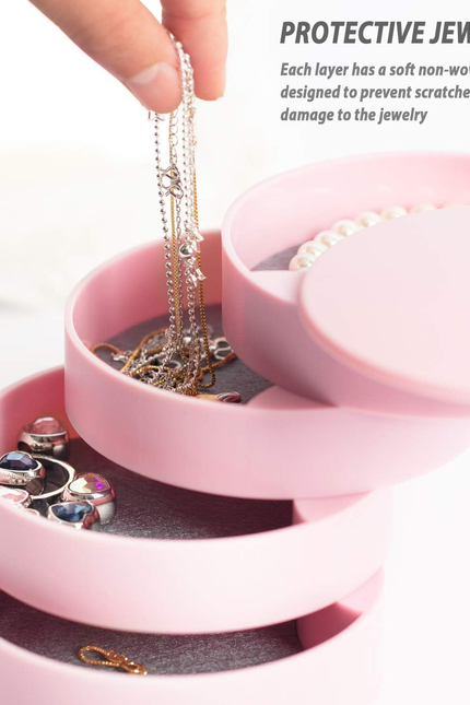 Jewelry Organizer, Small Jewelry Box Earring Holder for Women, Jewelry Storage B