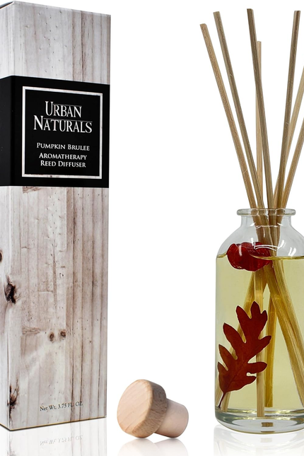 Crisp White Linen Reed Diffuser Gift Set | with Citrus, Ozone, Ylang-Ylang, Lili