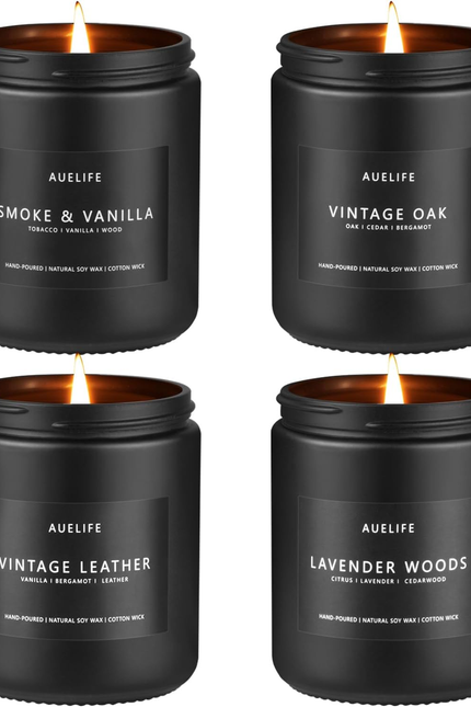 Lemon Lavender Candle | Scented Candles for Home, Aromatherapy Gifts - Soy Candl