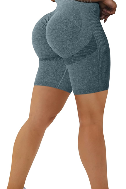 Scrunch Butt Lifting Seamless Shorts for Women High Waist Tummy Control Workout 