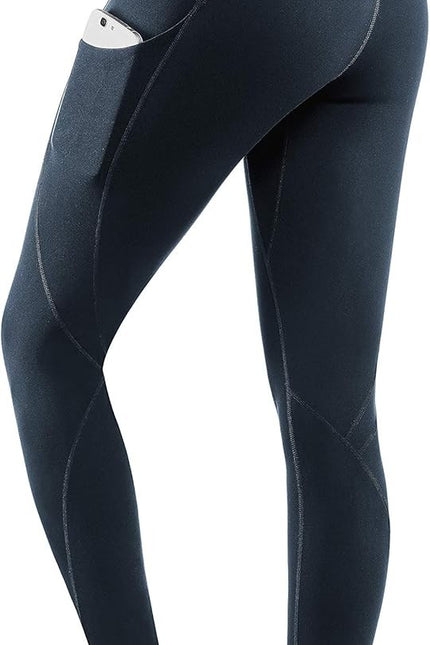 Lingswallow High Waist Yoga Pants - Yoga Pants with Pockets Tummy Control, 4 Way