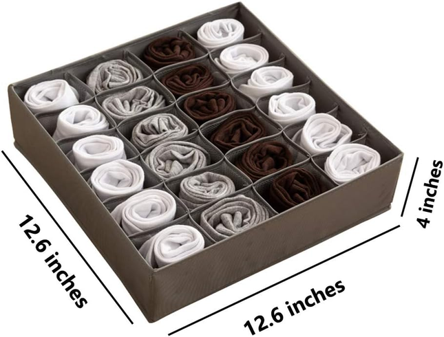Collapsible Fabric Drawer Organizer Divider,Closet Storage Box Bins Containers f