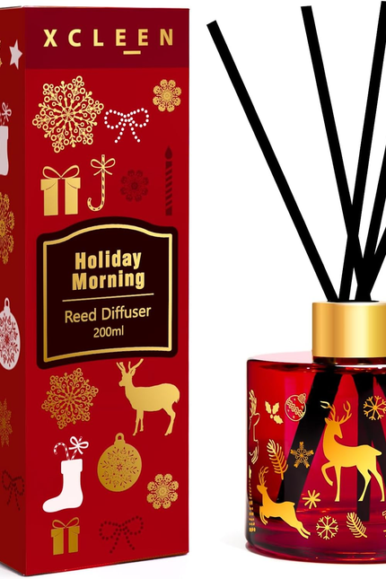 Reed Diffusers Set, 3.7 Oz Scent Diffuser, 6 Reed Diffuser Sticks, Home Fragranc