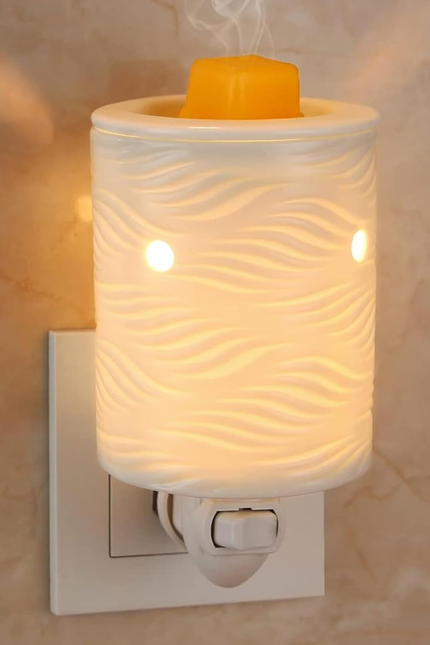 Ceramic Wax Melt Warmer, Plug in Wax Warmer for Scented Wax, Scentsy Wax Warmer 