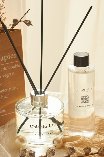 Fresh Linen Reéd Diffuser Refill 200Ml/6.76 Fl Oz, Natural Essential Scented Oil