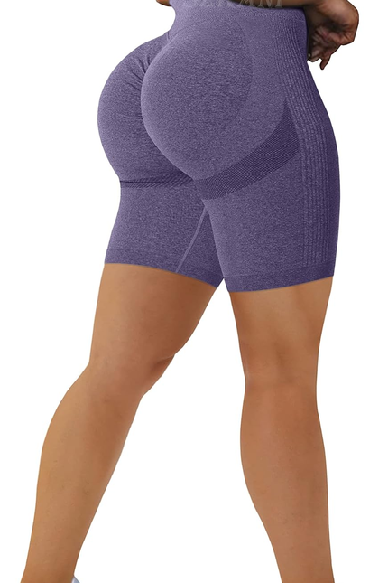 Scrunch Butt Lifting Seamless Shorts for Women High Waist Tummy Control Workout 