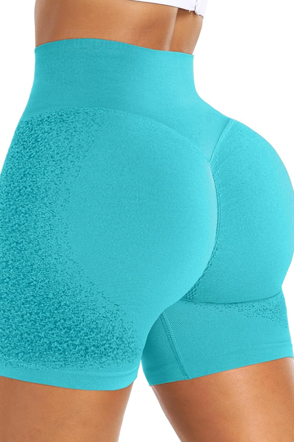 Women's Seamless Scrunch Butt Lifting Biker Shorts: High-Waist Workout & Yoga