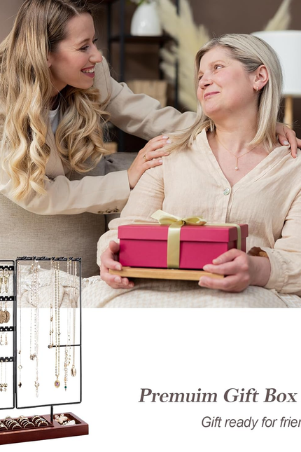 Jewelry Organizer Stand Earring Holder Organizer, 6 Tiers Earring Organizer Tree