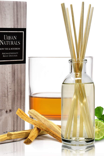 Crisp White Linen Reed Diffuser Gift Set | with Citrus, Ozone, Ylang-Ylang, Lili