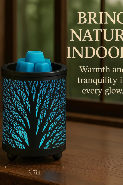 Electric Wax Melt Warmer PTC Heating Plate with 7 Colors LED Changing Light Wax 