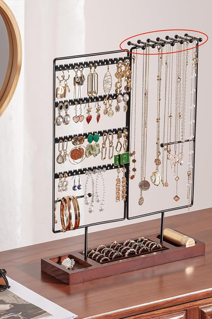 Jewelry Organizer Stand Earring Holder Organizer, 6 Tiers Earring Organizer Tree