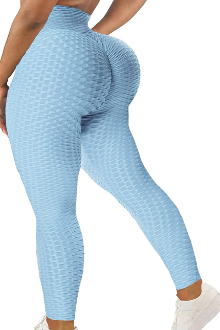 SEASUM Women High Waisted Workout Yoga Pants Butt Lifting Scrunch Booty Leggings