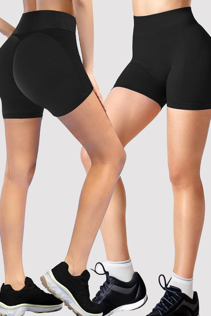 Women'S High Waisted Gym Shorts - 3.6'' Scrunch Booty Shorts Butt Lifting Athlet