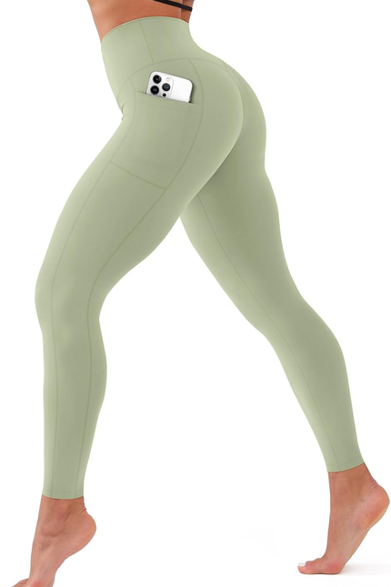 High Waisted Leggings for Women Soft Tummy Control Pants Non See through Workout