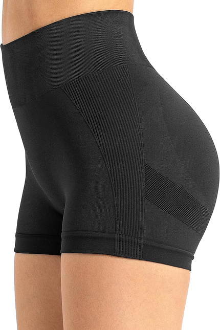 High Waist Workout Shorts for Women Seamless Scrunch Butt Lifting Short Gym Smil
