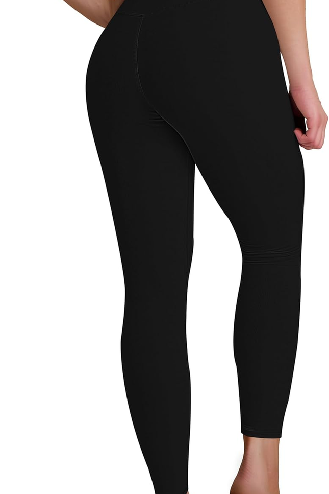 High Waisted Leggings for Women 25" Tummy Control Yoga Pants Buttery Soft for Gy