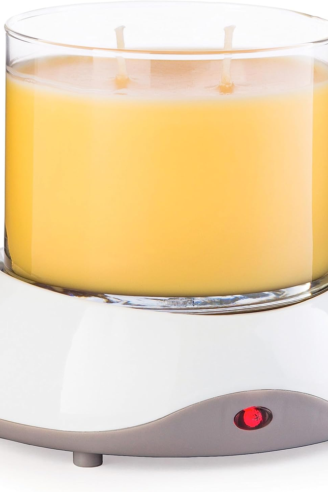 ETC. Auto Shutoff Candle Warmer Plate (White, Plug-In) – Modern Candle Wax Warme