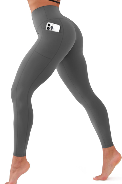 High Waisted Leggings for Women Soft Tummy Control Pants Non See through Workout