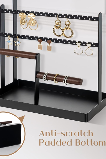 Jewelry Organizer Stand Necklace Organizer Earring Holder, 6 Tier Jewelry Stand 