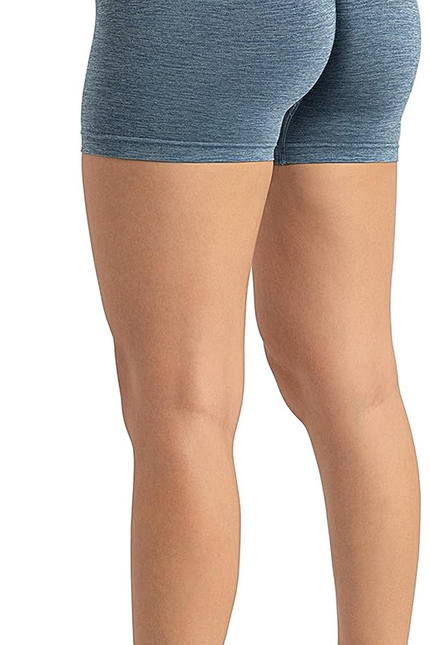 High Waist Workout Shorts for Women Seamless Scrunch Butt Lifting Short Gym Smil