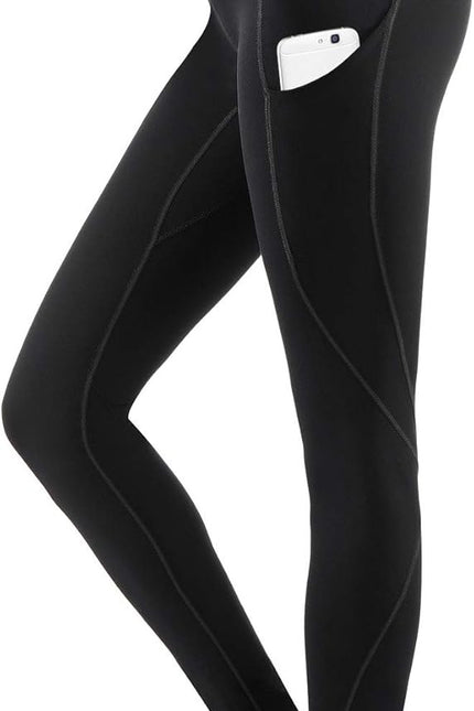 Lingswallow High Waist Yoga Pants - Yoga Pants with Pockets Tummy Control, 4 Way