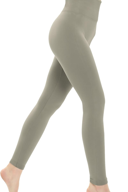 DINNAPE Fleece Lined Leggings Women - Soft Warm Thick High Waisted Tummy Control