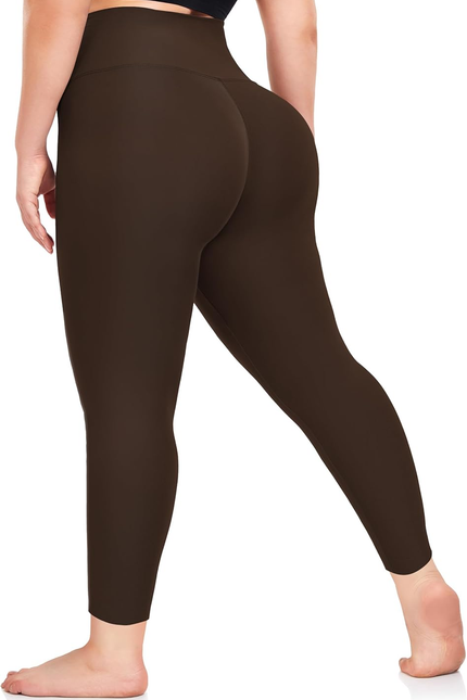 Plus Size Capri Leggings – High Waist Tummy Control Yoga Pants XL-4XL Stretchy