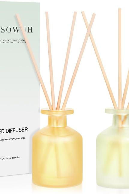Reed Diffuser - Clean Linen 3.38Oz (100Ml)*1 Pack Essential Oil Reed Diffuser Se