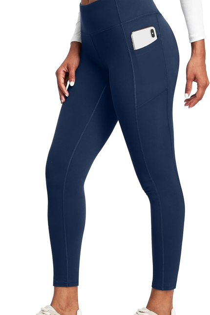 Heathyoga Leggings with Pockets for Women Tummy Control High Waisted Yoga Pants 