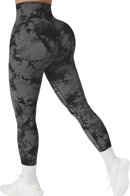 RXRXCOCO Womens High Waist Tummy Control Leggings Ruched Butt Lift Yoga Pants Wo