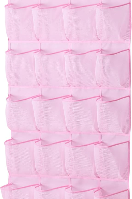 35 Large Pockets over the Door Shoe Organizer Sturdy Oxford Fabric Hanging Shoe 