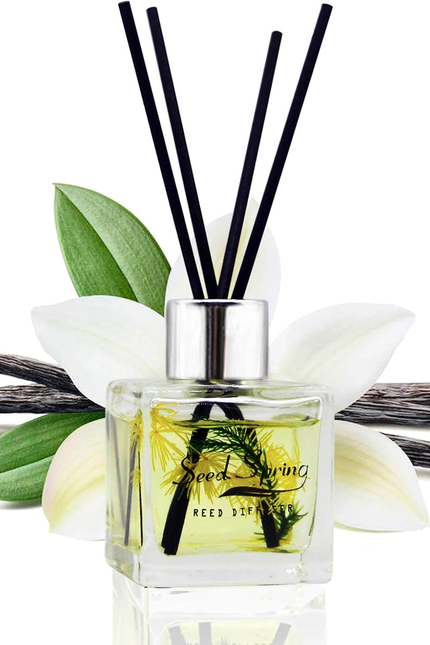 Reed Diffuser Set with Sticks Lavender Aromatherapy Oil Scent Diffuser for Home 
