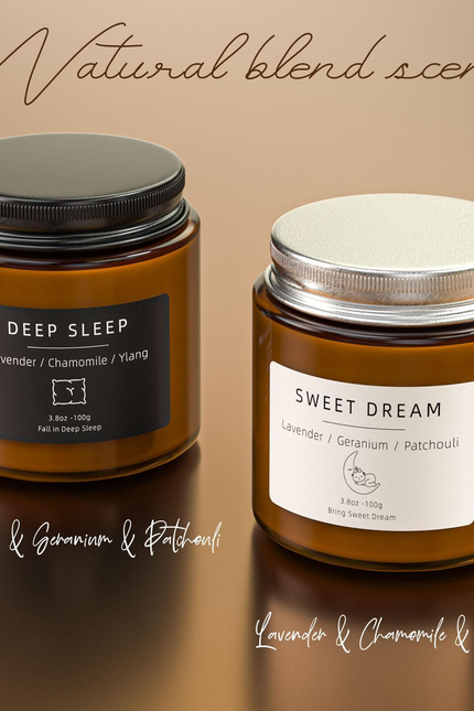 Scented Candles,  Candles for Home Scented, Candle Set for Stress Relief and Pro