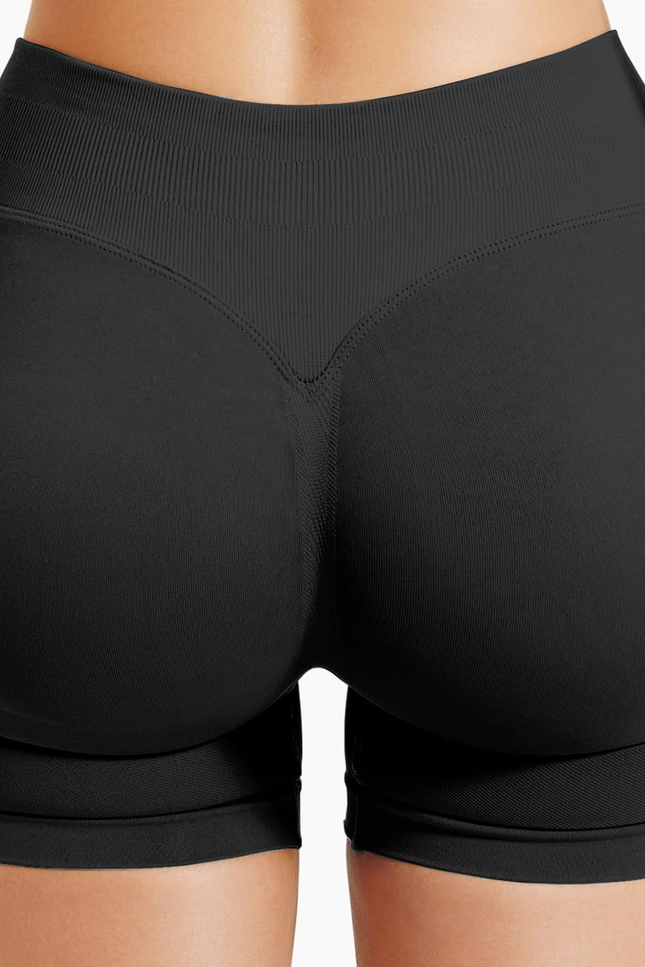 Women Workout Impact Shorts 4.5 Scrunch Butt Lifting Tummy Control Gym Shorts Co
