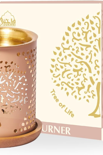 Oil Burner | Brass Burner with Candle | Use for Essential Oil, Aroma Oil, Diffus