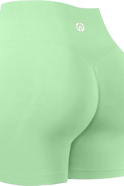 NELEUS Workout Shorts/Legging for Women Scrunch Seamless Soft High Waist Gym Sho