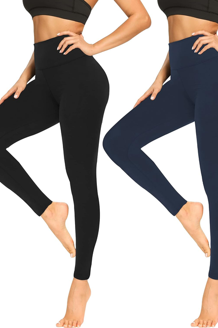Buttery Soft Leggings for Women - High Waisted Tummy Control No See through Work