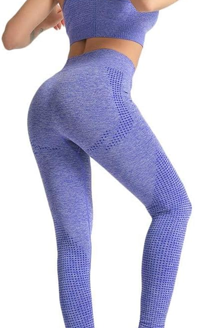 Women 2 Piece Workout Outfits Sports Bra Seamless Leggings Yoga Gym Activewear S