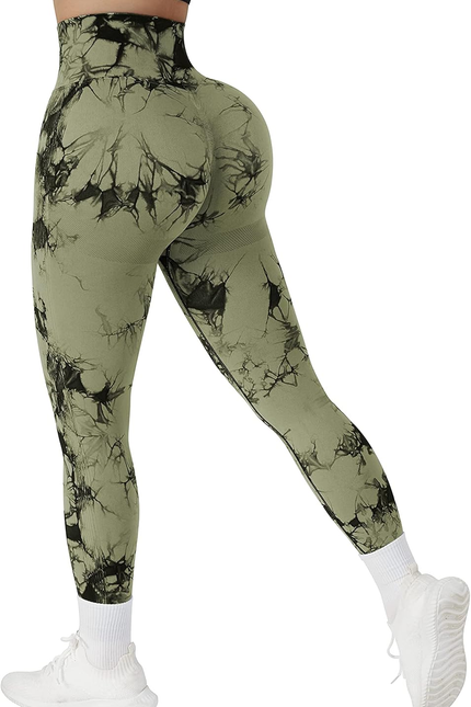 RXRXCOCO Womens High Waist Tummy Control Leggings Ruched Butt Lift Yoga Pants Wo