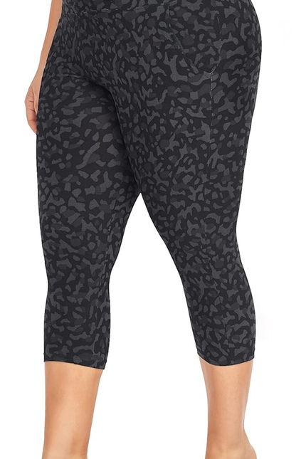 Plus Size Capri Leggings – High Waist Tummy Control Yoga Pants XL-4XL Stretchy