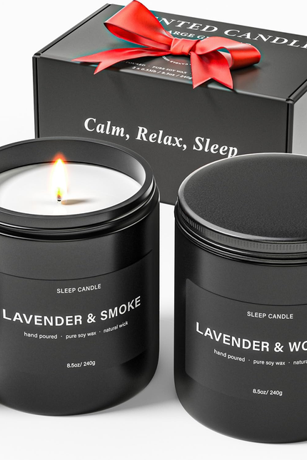 Scented Candles,  Candles for Home Scented, Candle Set for Stress Relief and Pro