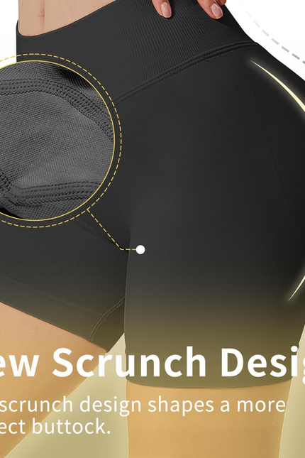 Women Workout Impact Shorts 4.5 Scrunch Butt Lifting Tummy Control Gym Shorts Co