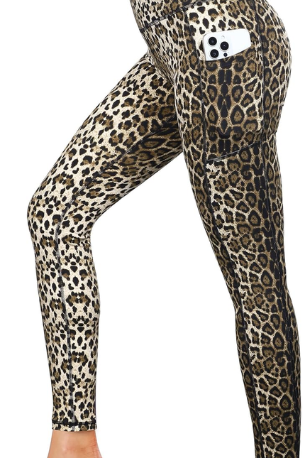 Fengbay High Waist Yoga Pants, Pocket Yoga Pants Tummy Control Workout Running 4